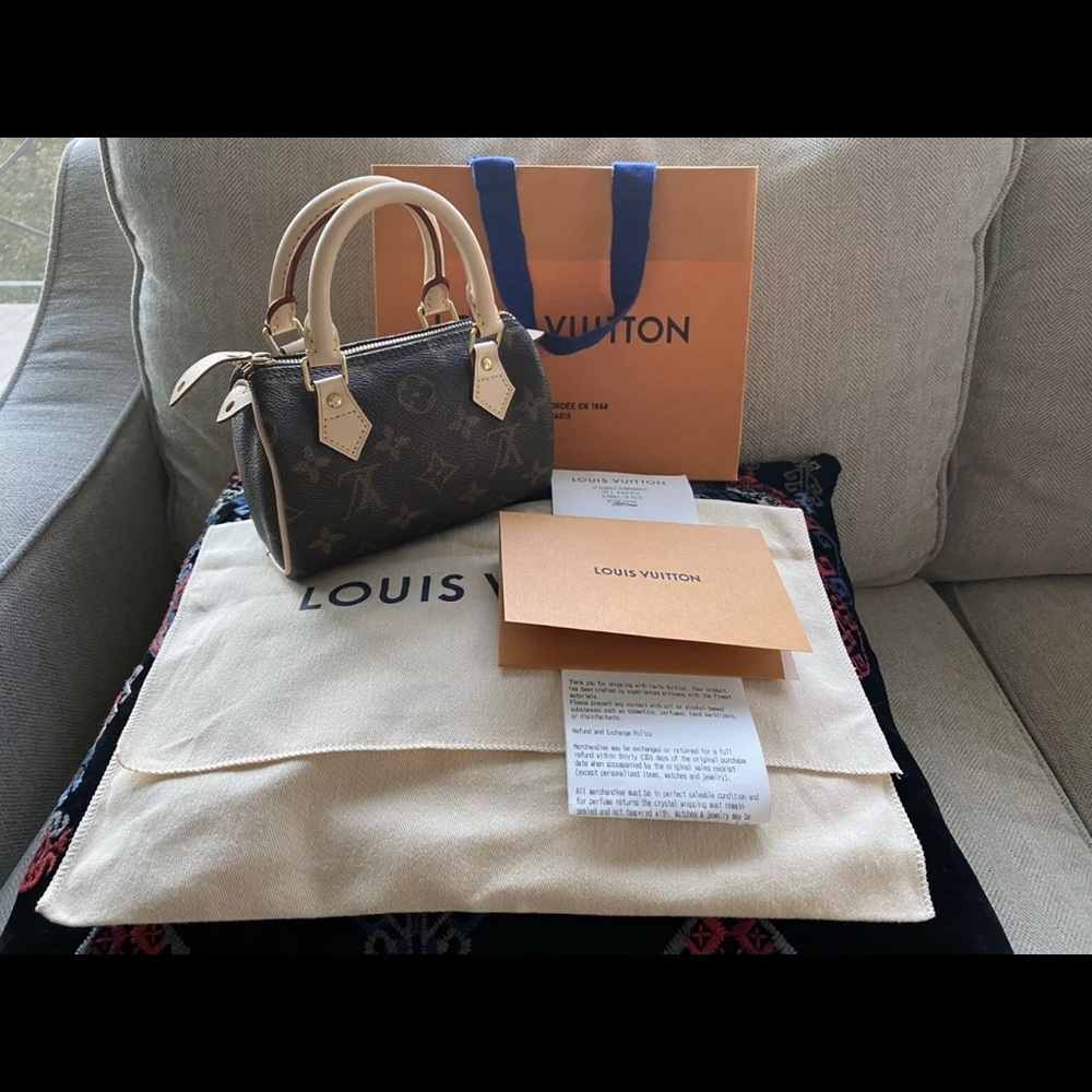 VINTAGE MINI SPEEDY HL MONOGRAM HAND BAG